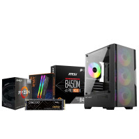 Budget PC Build MSI B450M-A PRO MAX II AMD AM4 Motherboard & AMD Ryzen 5 PRO 5650G Processor